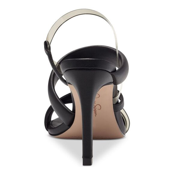 JESSICA SIMPSON Womens Black Krissta Stiletto Slip On Slingback Sandal 5 M - Picture 2 of 4